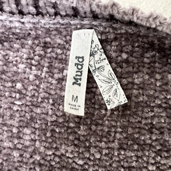 Mudd Purple Chenille V Neck Sweater - Picture 6 of 8